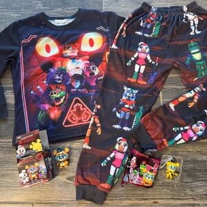Five Nights at Freddy’s Security Breach Kids Pajamas & 2 Toys